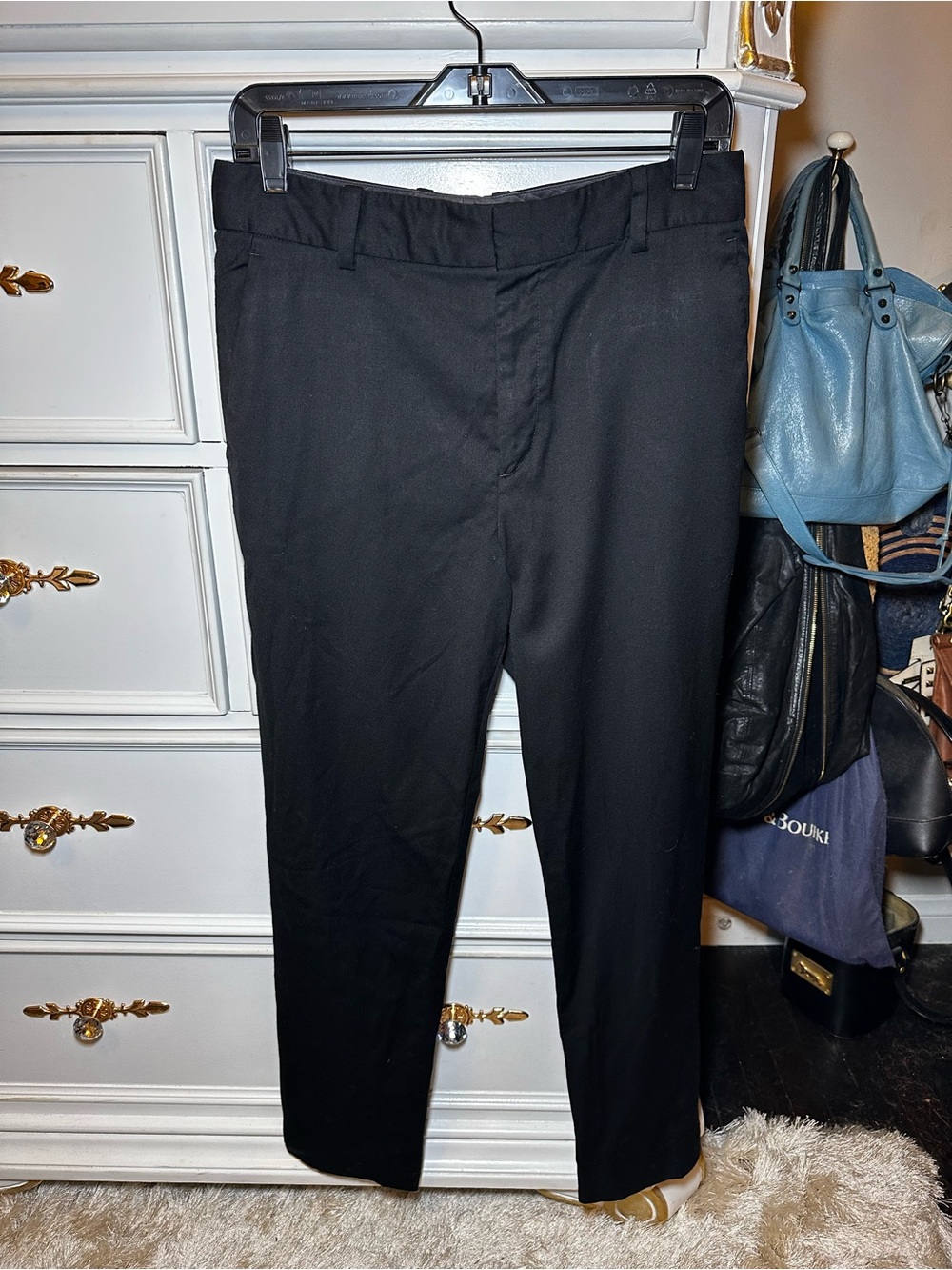 Vintage 2016 Women’s Rag & Bone Slate/Black Slim Fit Trousers, size 6